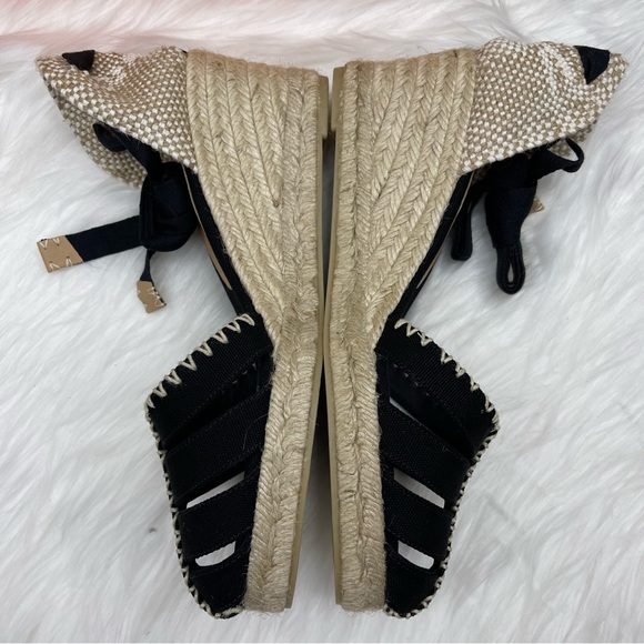 🆕 Castañer Cici Espadrille - Black, Tan & White - Picture 4 of 9